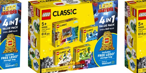LEGO Classic 614-Piece Set w/ Storage Bag Only $25 on Walmart.com (Regularly $45)