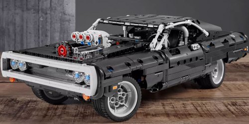 LEGO Technic Fast & Furious Dodge Charger Building Set Just $80 Shipped on Walmart.com (Regularly $100)