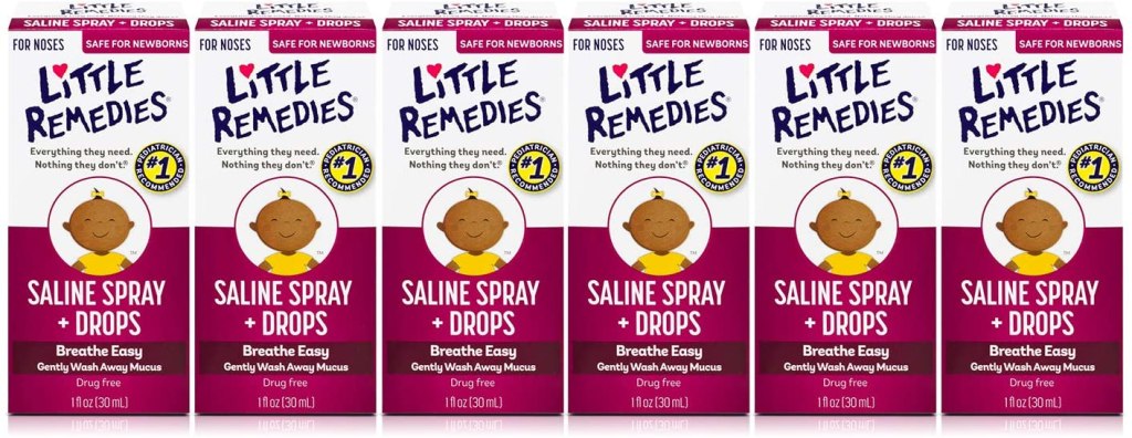 Little Remedies Saline Spray and drops