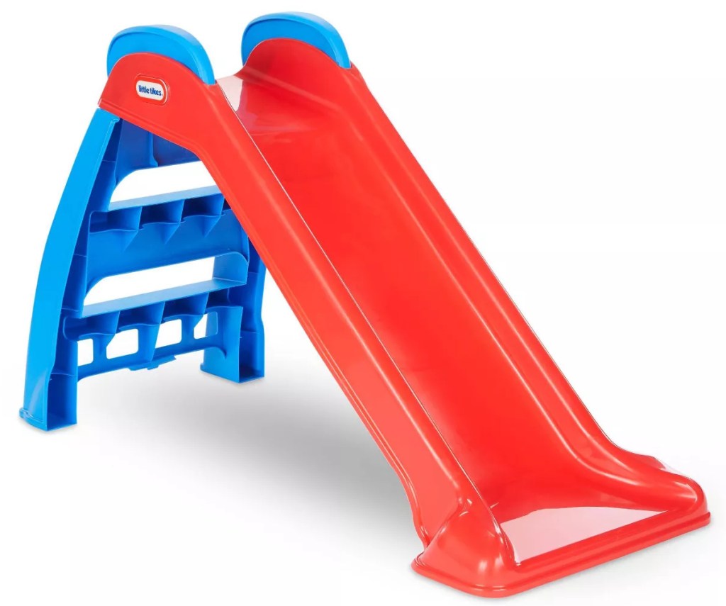 little tikes red and blue slide