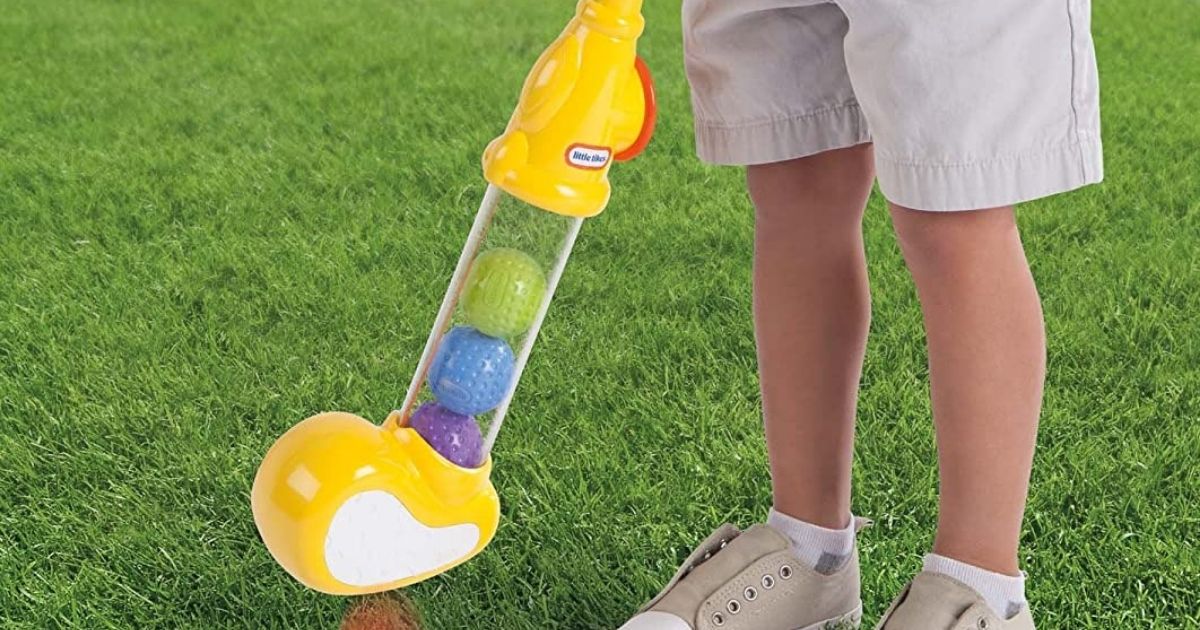 little tikes totsports clearly golf play set