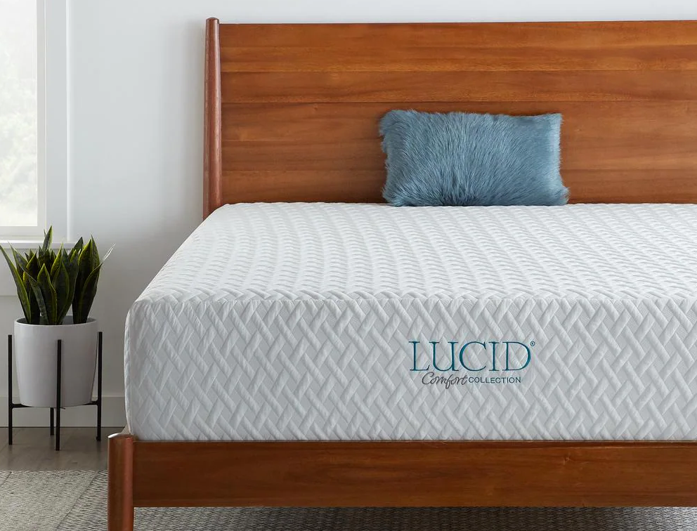 foam mattress on a bed