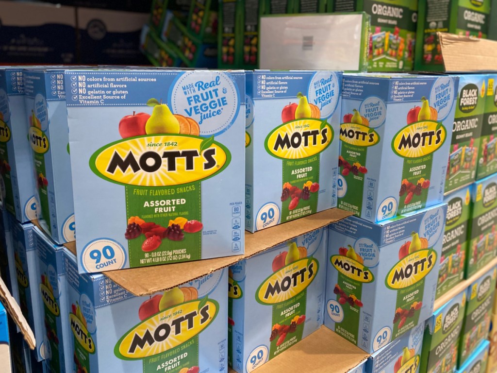 Mott's Fruit Snacks 90-Count Box Just $6.98 at Costco | Made with Fruit