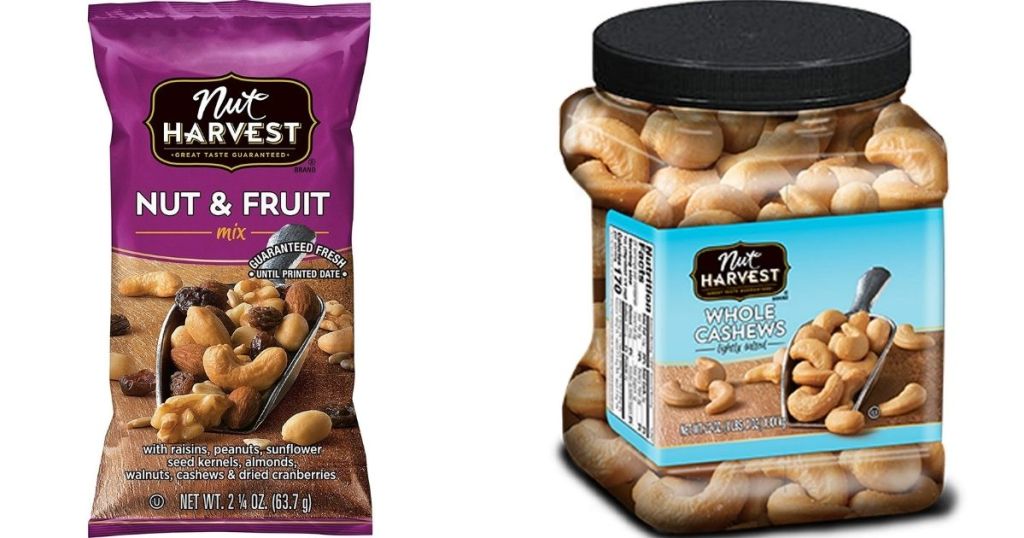 two packages of nuts