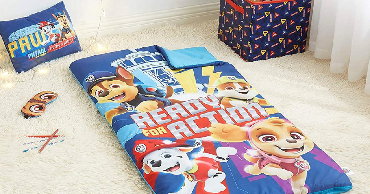 Kids' Character Sleeping Bag Sets Only $7.99 on Zulily | PAW Patrol 