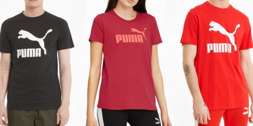 Up to 70% Off PUMA Apparel for the Family | Logo Tees Just $9 (Regularly $25)