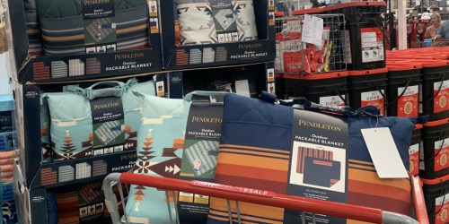 Pendleton Outdoor Blankets Only $24.99 at Costco | Folds Into Zippered Tote