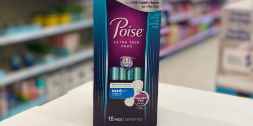 New $3/1 Poise Coupon = Ultra Thin Pads Only 49¢ After Cash Back at Walgreens