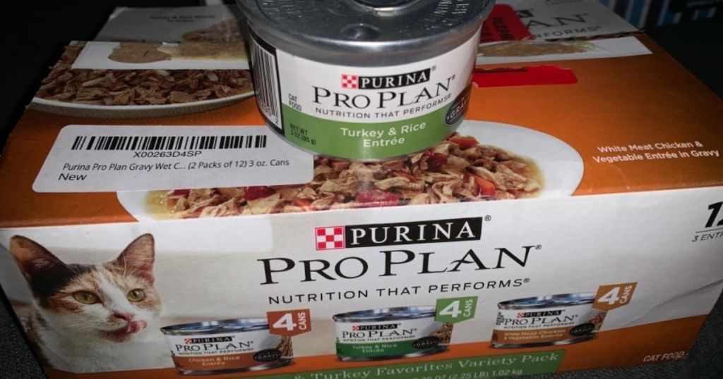 Purina Pro Plan Cat Food cans