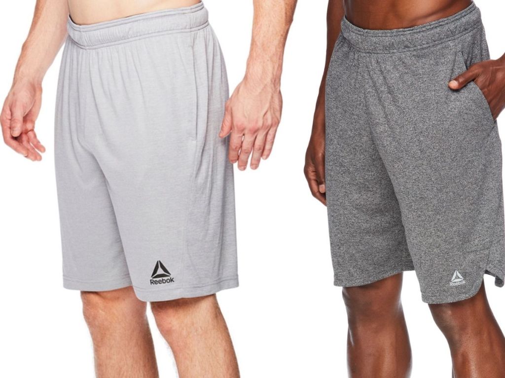 two men wearing Reebok Men's Athletic Shorts 