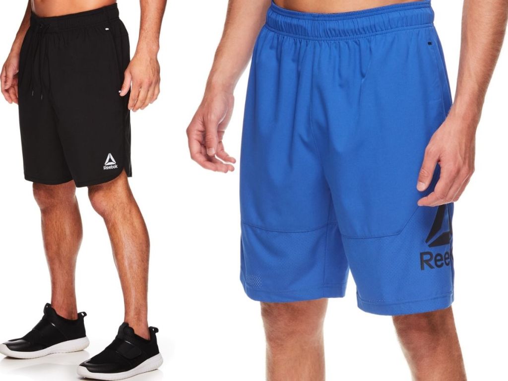 two men wearing Reebok Men's Athletic Shorts 