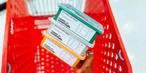 Room Essentials Bento Boxes w/ Utensil Only $3 at Target | Great Teacher Gift Idea!