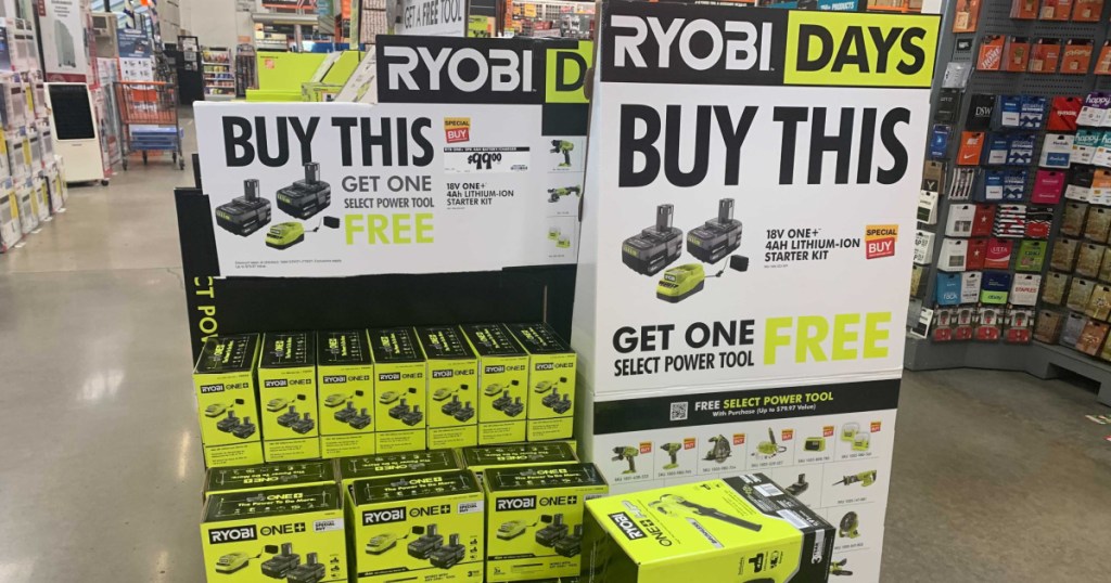 Ryobi BOGO Tools at Home Depot