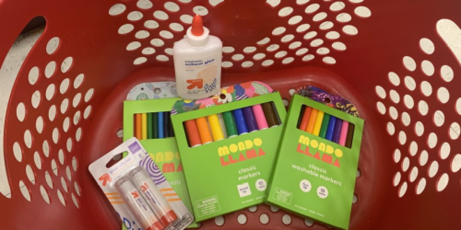 Up to 60% Off Target School Supplies | Crayons, Pencils & More from 25¢