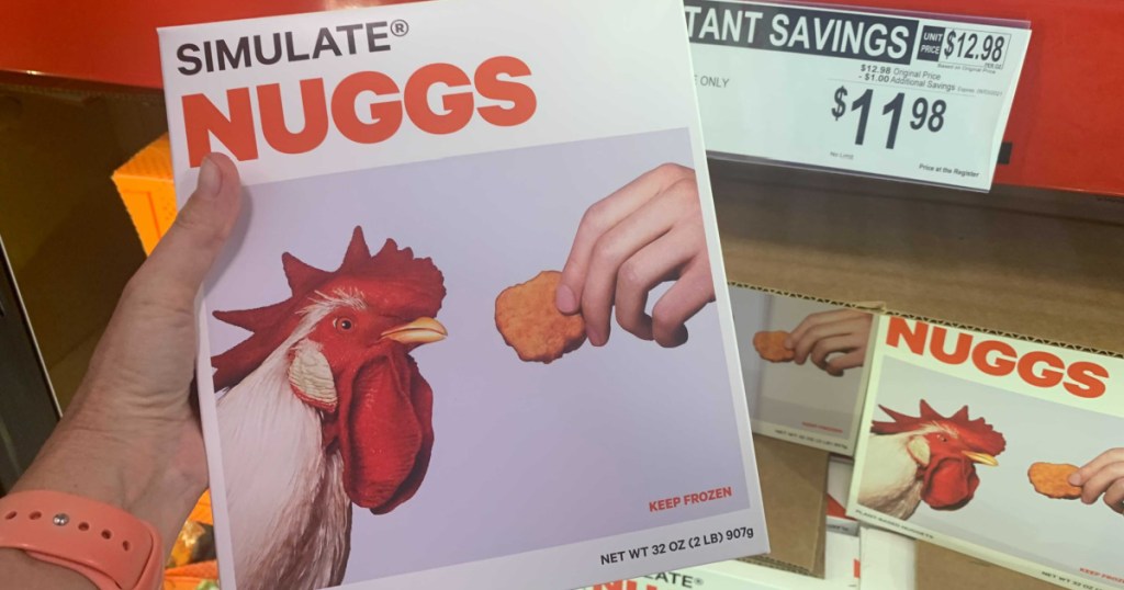 Simulate Nuggs Plant-Based Frozen Nuggets 2lb Box Only $11.98 at Sam's Club