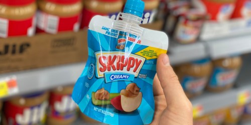 Skippy Peanut Butter Squeeze Pouches Just 85¢ Each After Cash Back at Walmart
