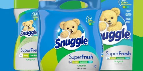 Snuggle Super Fresh Fabric Softener 95oz Bottle Only $7.19 on Amazon (Regularly $13)