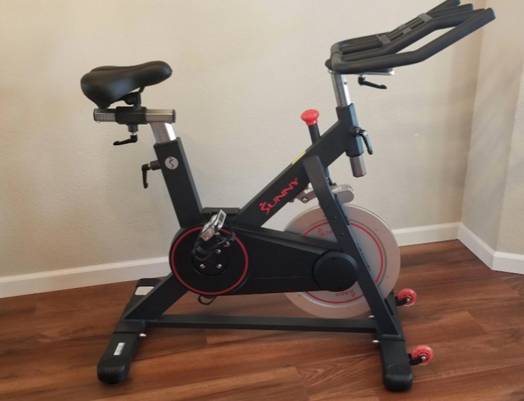 exercise bike on display in room