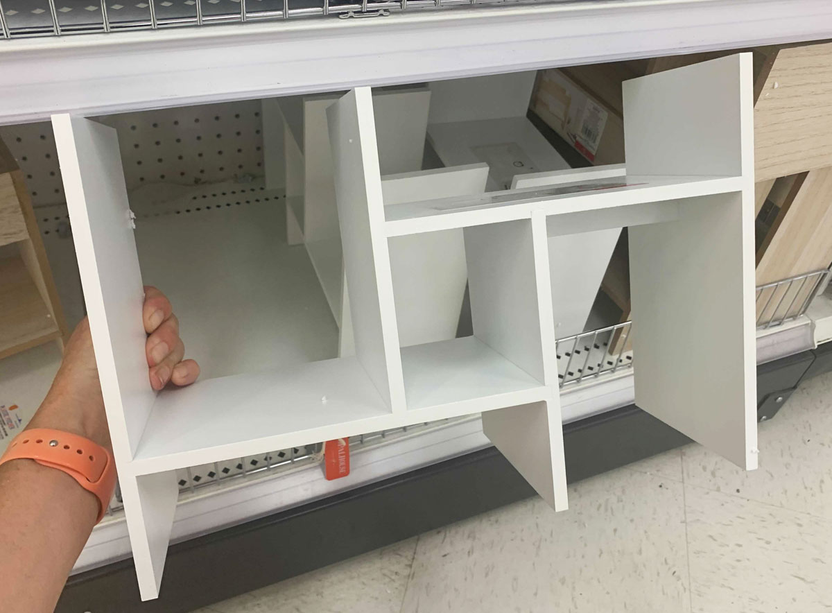 target desk organizer shelf