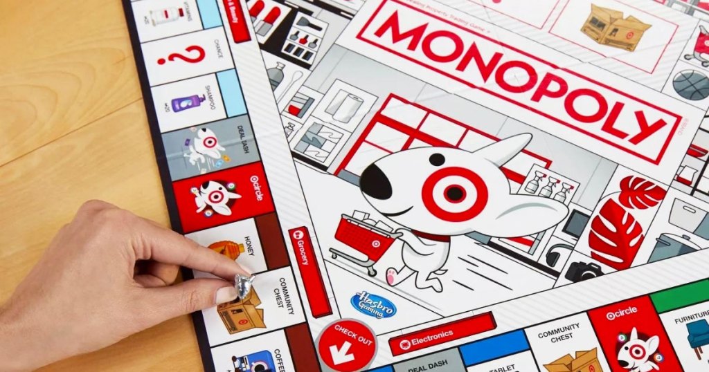 playing Monopoly Target Edition Board Game