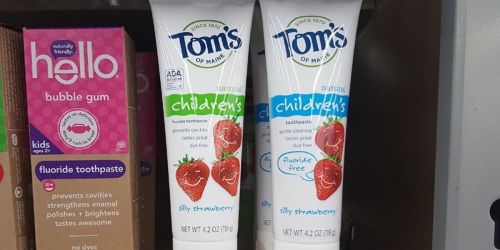 TWO Better Than Free Tom’s of Maine Children’s Toothpastes After Cash Back and Walgreens Rewards