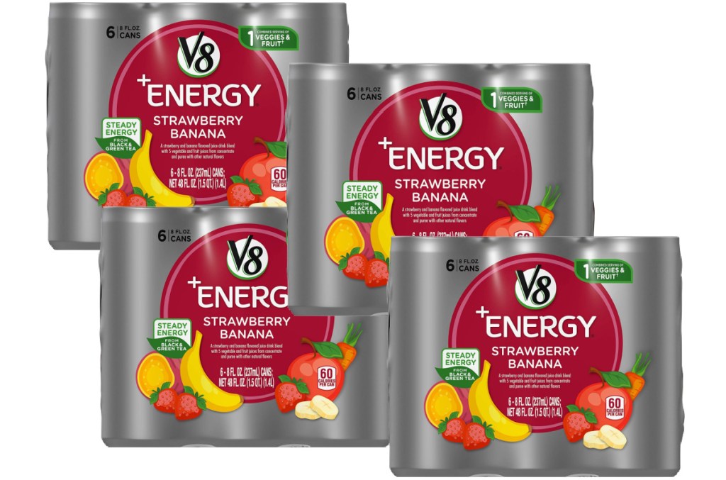 V8 + Energy Strawberry Banana Drinks