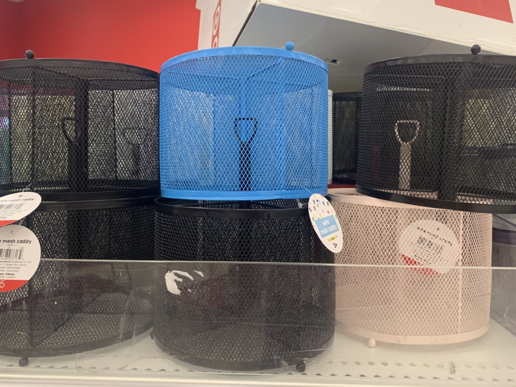 Wire Mesh Caddy on display in-store