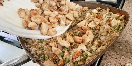 Chicken Fried Rice is an Easy to Make One-Skillet Dinner!