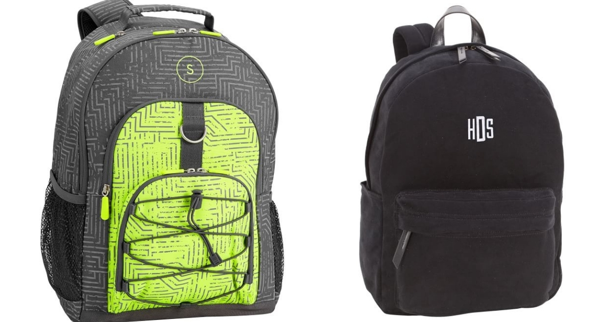 pottery barn laptop backpack