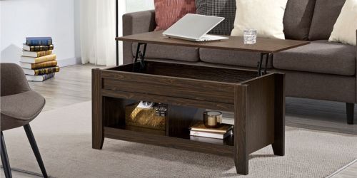 Lift-Top Coffee Table w/ Hidden Storage Only $84.99 Shipped on Walmart.com (Regularly $120)
