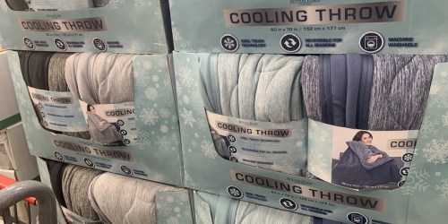 Reversible Cooling Throw Blanket Only $19.99 at Costco