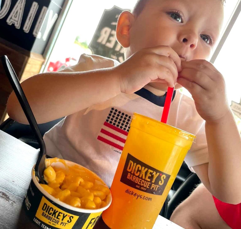 dickey's barbecue pit kids eat free