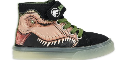 Jurassic World Kids Light-Up Shoes Only $7.99 on Walmart.com (Regularly $25)