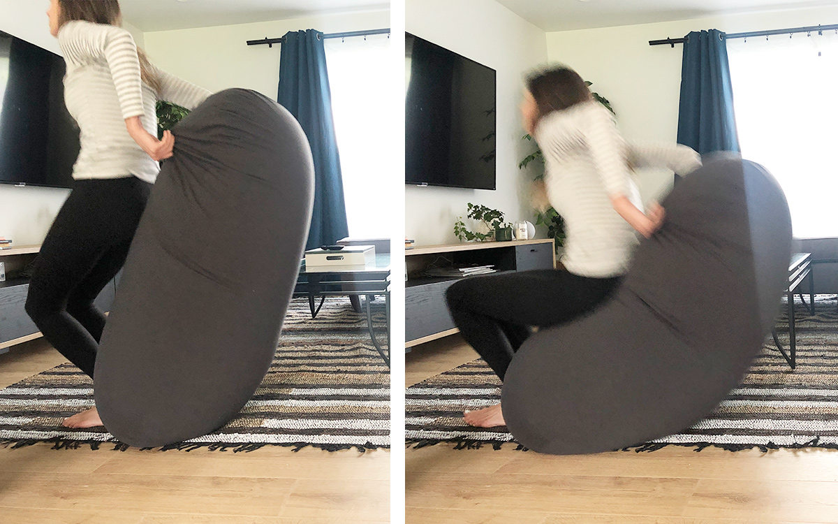 We Tried The Moon Pod & Here's Why This Bean Bag Chair Is The Best!