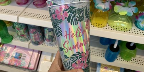 Summer & Luau Party Supplies Only $1 at Dollar Tree | Grass Skirts, Tumblers, Flip Flops & More