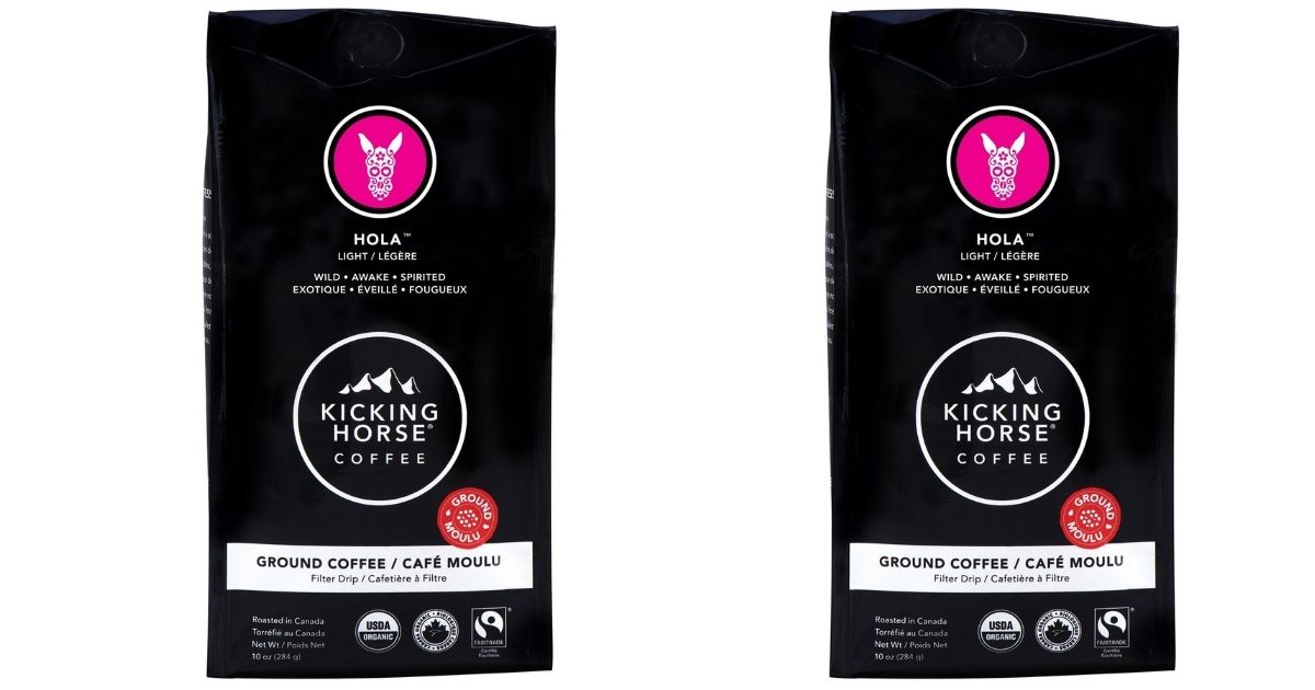 2 Kicking Horse bags of coffee