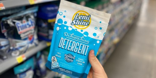 50% Off Lemi Shine Dishwasher Products After Cash Back at Walmart
