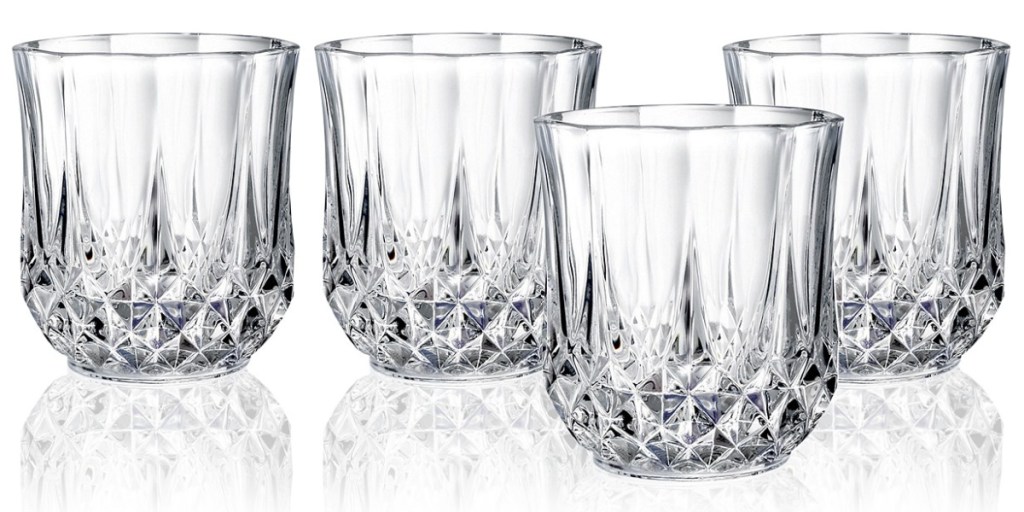 set of old fashioned glasses
