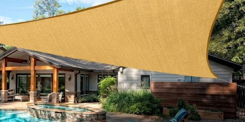 Patio Sun Shade Sail Only $21 Shipped on Amazon (Regularly $47)