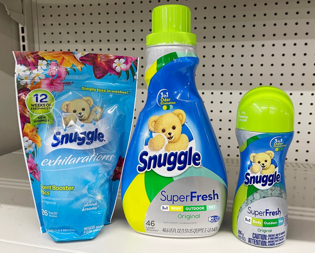snuggle laundry products