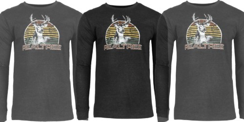 Realtree Men’s Graphic Long Sleeve Tee Only $7 Shipped (Regularly $30)