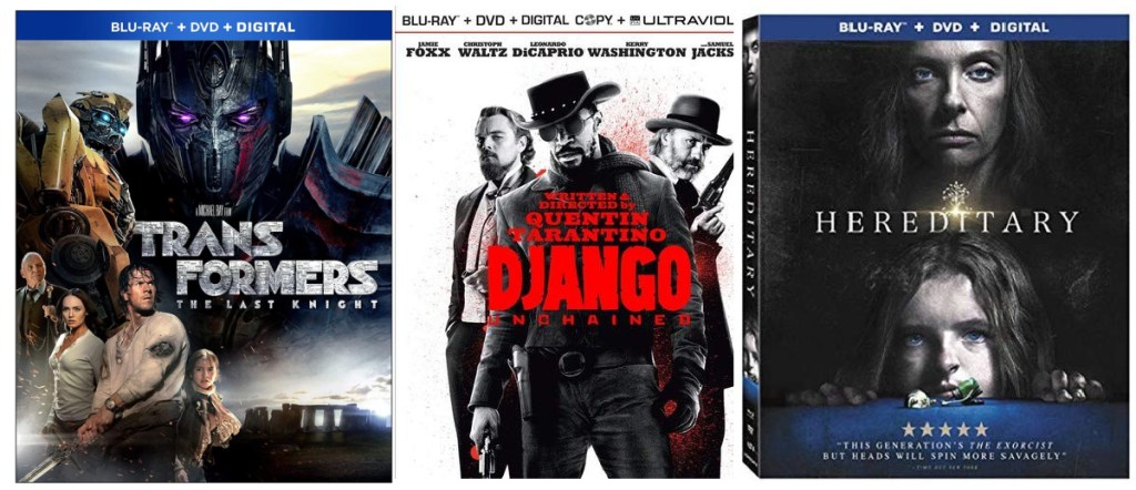 transformer, Django, hereditary the movies