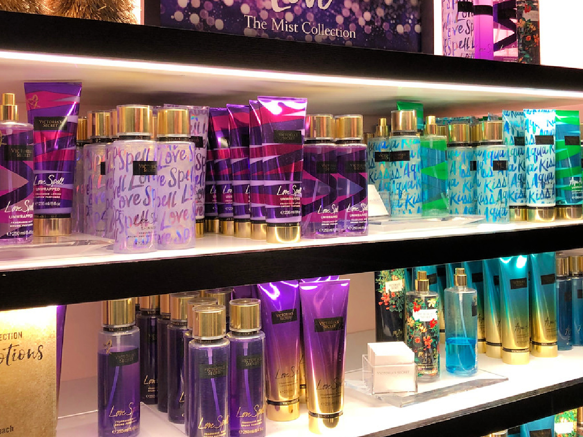 victoria secret body mists and lotions