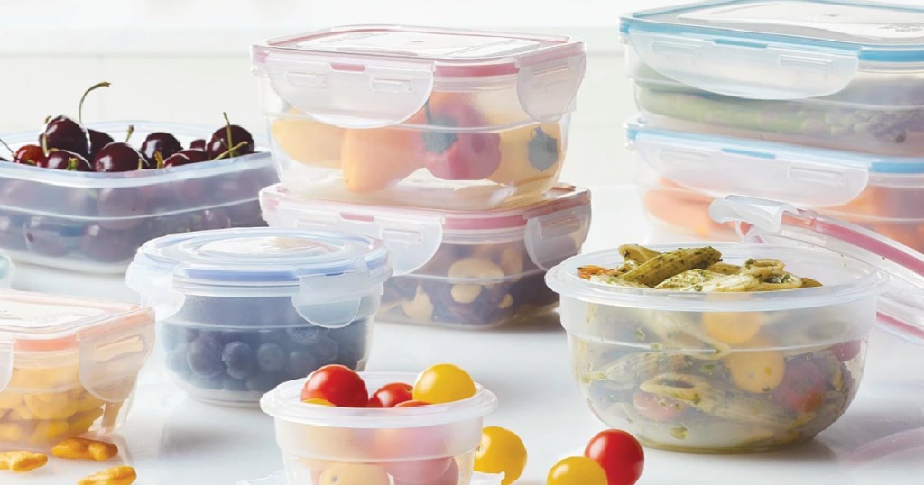 Lock n LockEasy Essentials Basics 24-Pc. Food Storage Container Set