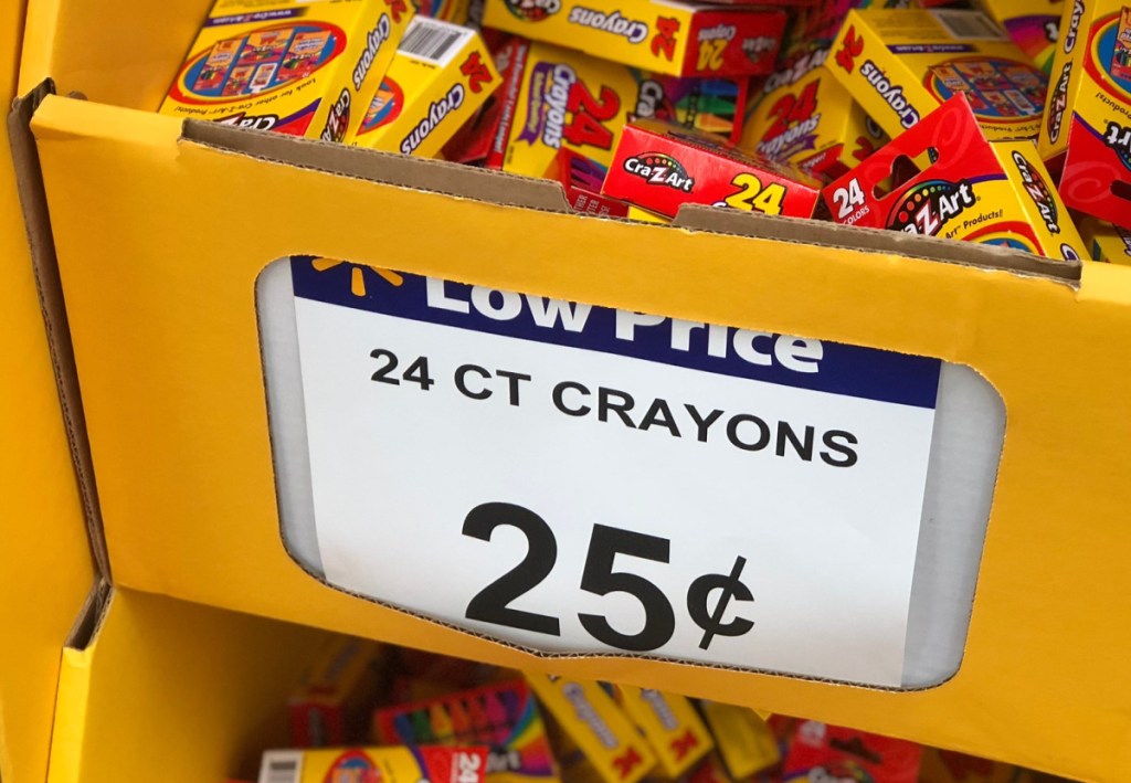 25 cent crayons