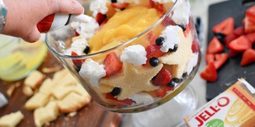Compile an Easy No-Bake Patriotic 4th of July Trifle for Dessert!