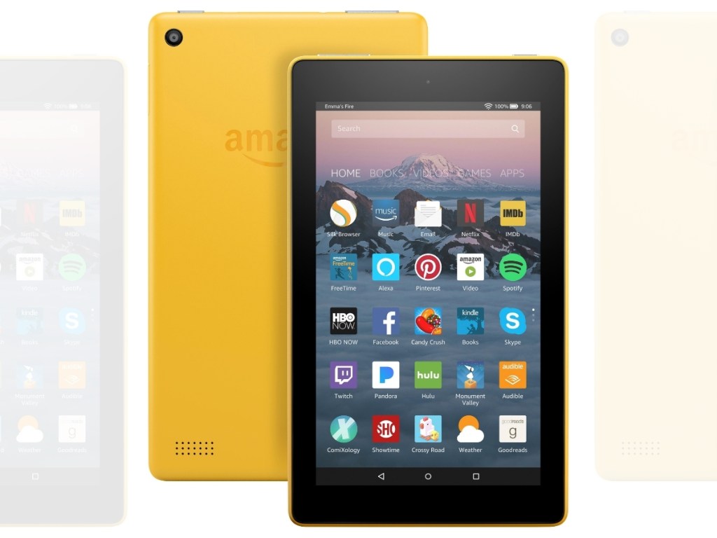 Amazon Fire 7th Generation 7" in Yellow