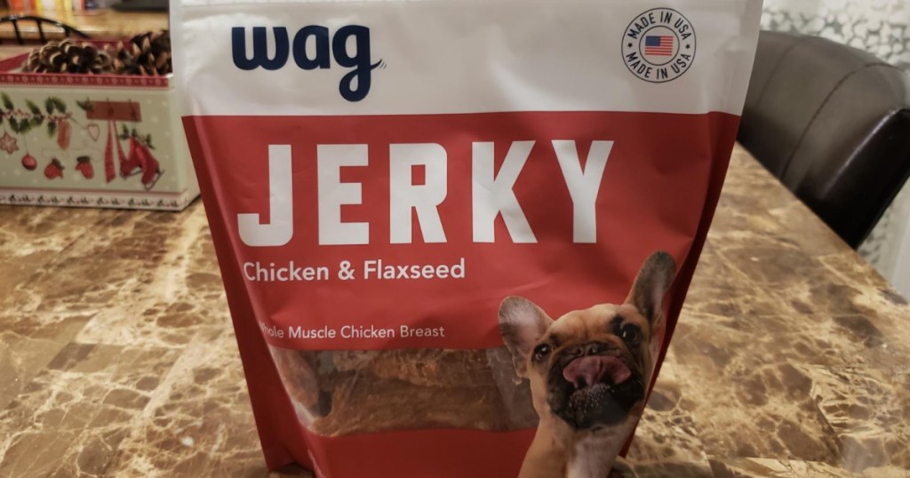 chicken and flaxseed wag jerky