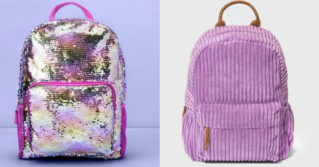 two kids backpacks
