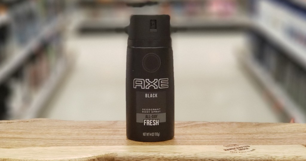 axe black body spray
